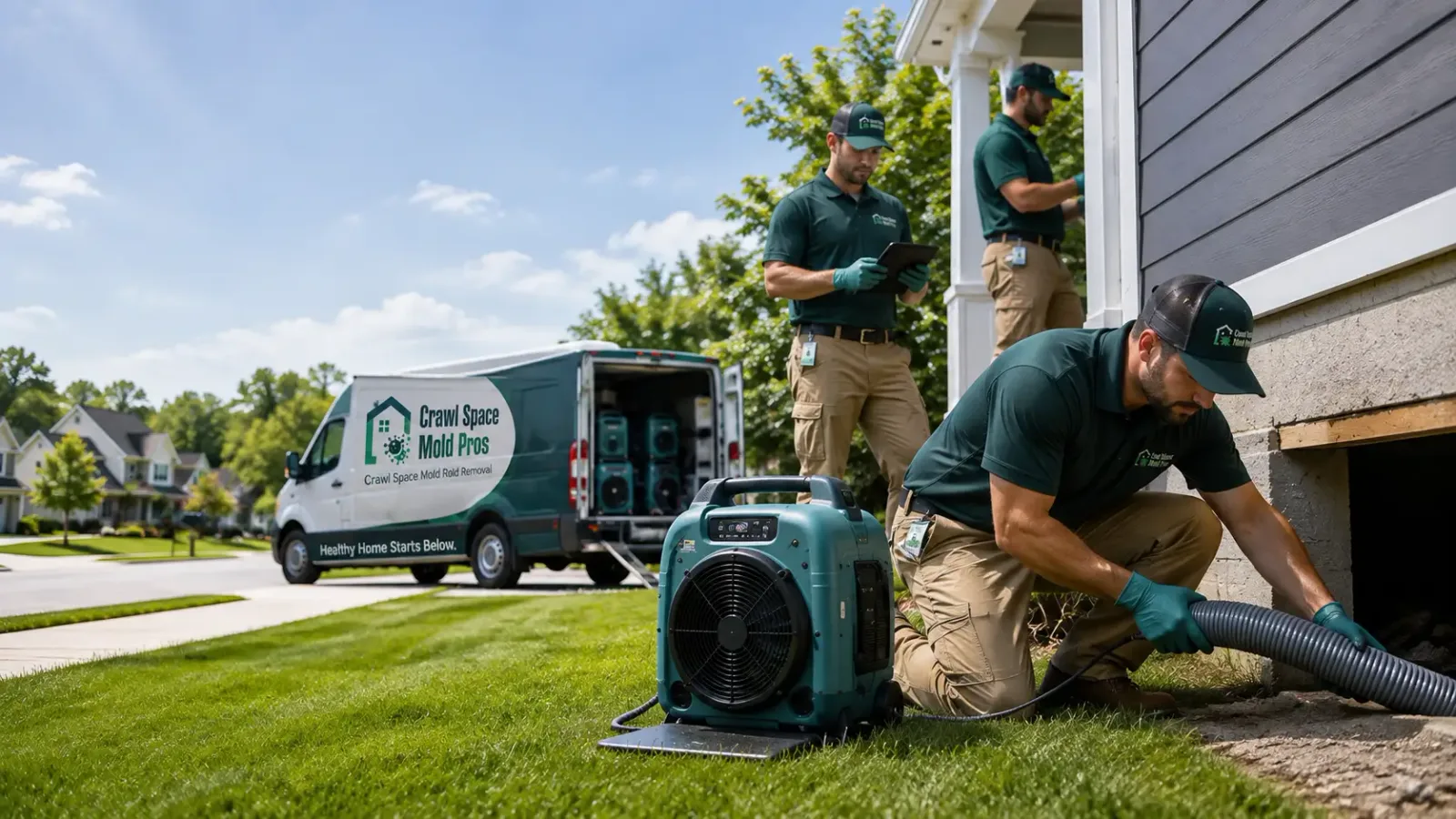 Crawl Space Mold Removal in Kingsley, MI